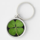 Search for green clover key rings Leaf