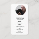 Search for portrait business cards Professional photograph