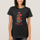Search for botanical tshirts Poppy