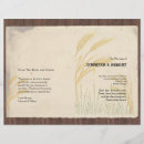 Search for parchment paper wedding programs Rustic