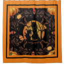 Search for creepy shower curtains Orange