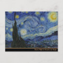 Search for vintage fine vincent van gogh postcards Starry night