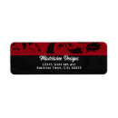 Search for corporate return address labels Red