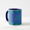 Search for blue peacock mugs Teal