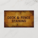 Search for deck business cards Wood