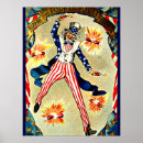 Search for vintage fireworks posters Patriotic
