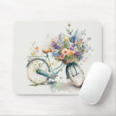 Search for flower basket mouse mats Watercolor