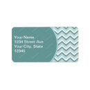 Search for green chevron return address labels Zigzag