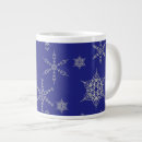 Search for glitter snowflake mugs Blue