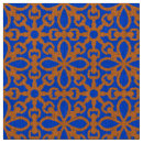 Search for geometric pattern fabric Blue
