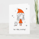 Search for single girl christmas cards Cute