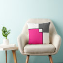 Search for coral and gray cushions Colour block