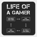 Search for life is a game stickers Gaming