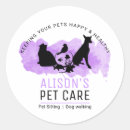 Search for pet care services stickers Dog walker
