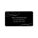 Search for swirls return address labels Stylish
