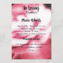 Search for condolence note invitations Memorial