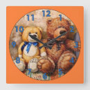 Search for teddy bear clocks Wall