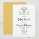 Search for yellow and white baby shower invitations Simple
