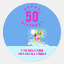 Search for funny 50th birthday stickers Modern
