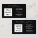 Search for front and back business cards Modern