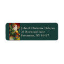 Search for victorian return address labels Santa claus