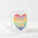 Search for love wins mugs Queer