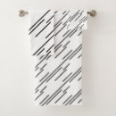 Search for black and white stripes bath towels Elegant
