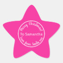 Search for star shape stickers Merry christmas