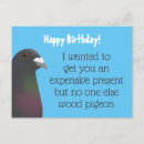 Search for pigeon birthday cards Funny
