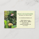 Search for garden design business cards Nature