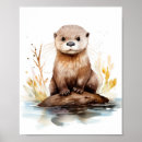 Search for cute otter art Ai generated