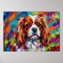 Search for cavalier king charles spaniel art Blenheim