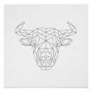 Search for bull head art White
