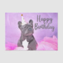 Search for french bulldog tissue paper Birthday