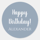 Search for happy birthday blue stickers Simple