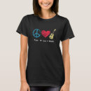 Search for peace love music tshirts Ukelele