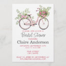 Search for bicycle bridal shower invitations Floral