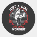 Search for fitness girl stickers Workout