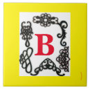 Search for red monogram tiles White
