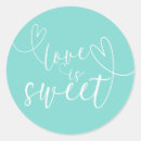 Search for blue love is sweet stickers Minimal