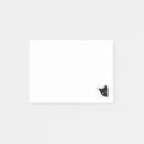 Search for cat post it notes Black