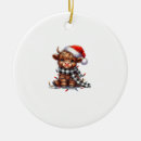 Search for funny cow christmas tree decorations Kawaii