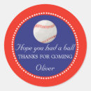 Search for girls baseball stickers Red