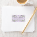 Search for purple green return address labels Violet