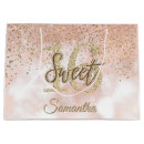 Search for sweet 16 gift bags Rose gold