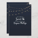 Search for string lights sweet 16 invitations Blue