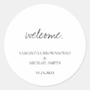Search for welcome to wedding stickers Modern