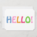 Search for trendy hello cards Typography