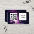 Search for space business cards Social media