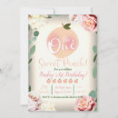 Search for sweet one party invitations Flowers
